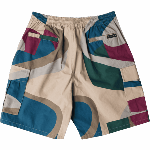 parra short the wall camo (sand)
