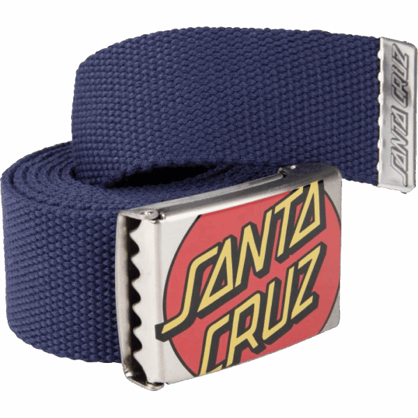 santa cruz belt crop dot (dusty blue)