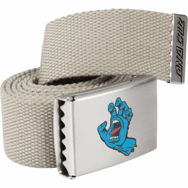 santa cruz belt screaming mini hand (nickel)