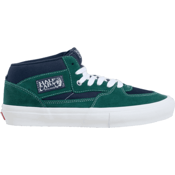 vans shoes skate half cab (tartan blue/green)