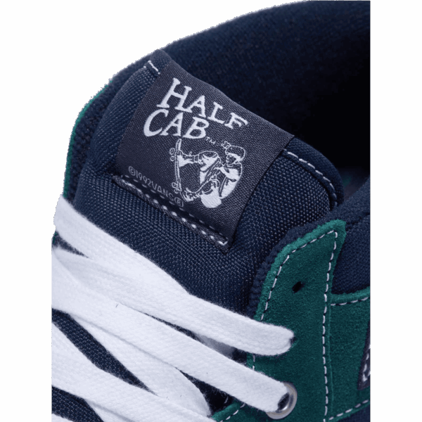 vans shoes skate half cab (tartan blue/green)
