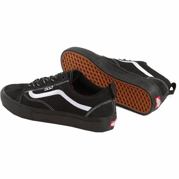 vans shoes skate old skool net (black/black) doobie
