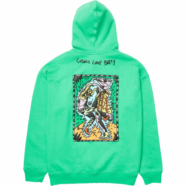 volcom sweatshirt kids hood fa bob mollema (mint)