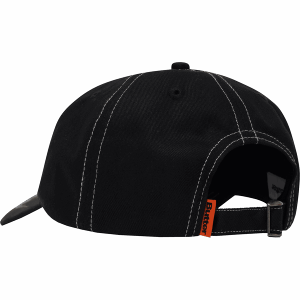 butter goods cap 6 panel rascal (black)