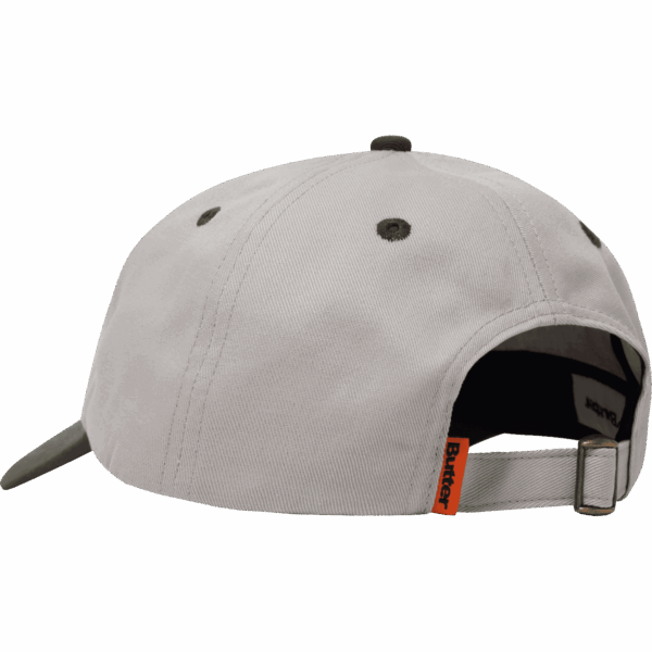 butter goods cap 6 panel turtle (light grey)