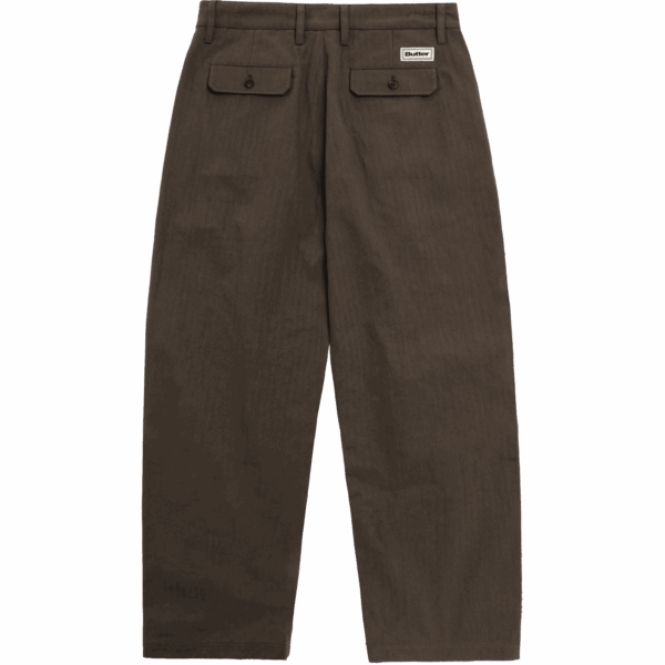 butter goods pants pleated (chocolate)
