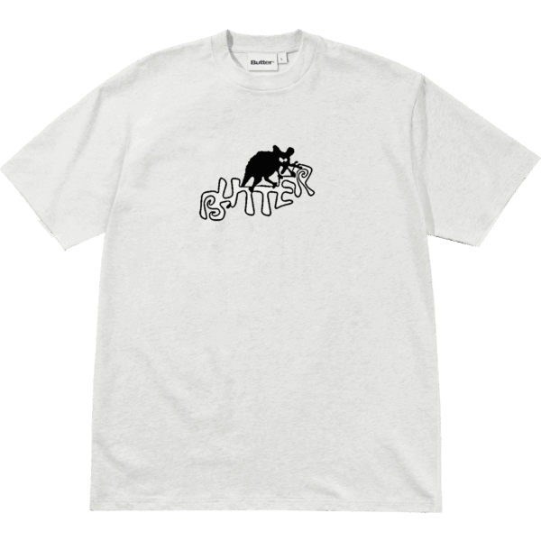 butter goods tee shirt rascal (ash)