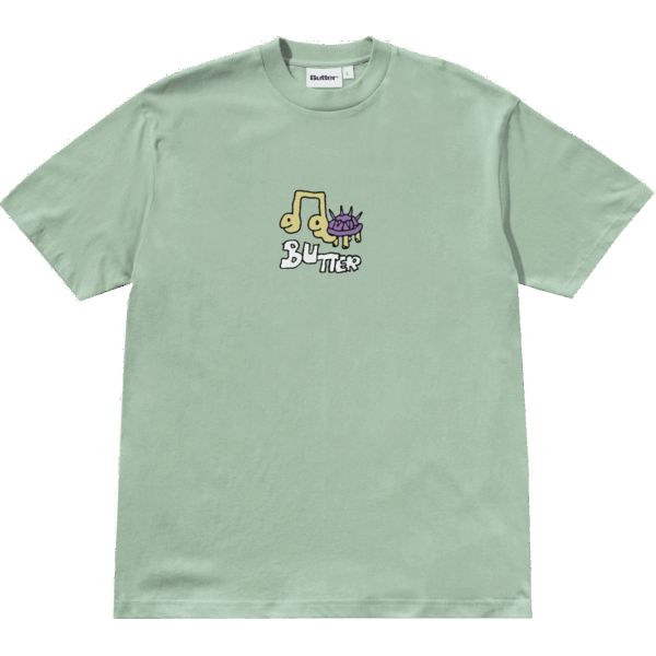 butter goods tee shirt turtle (ice)