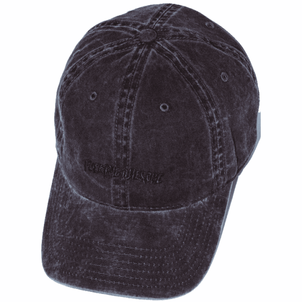 fucking awesome cap 6 panel tonal little stamp logo (black)