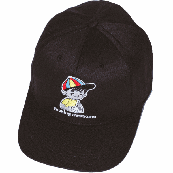 fucking awesome cap snapback embroidered wanto kid (black)