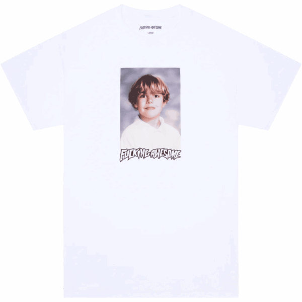 fucking awesome tee shirt curren caples class photo (white)