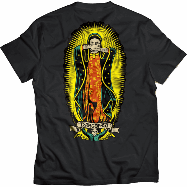 hard luck tee shirt nuevo lady g (black)