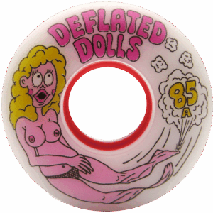 haze wheels deflated dolls 85a 54mm haze wheels deflated dolls 85a 54mm