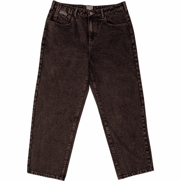 hoddle pants jeans ranger (brown acid wash)