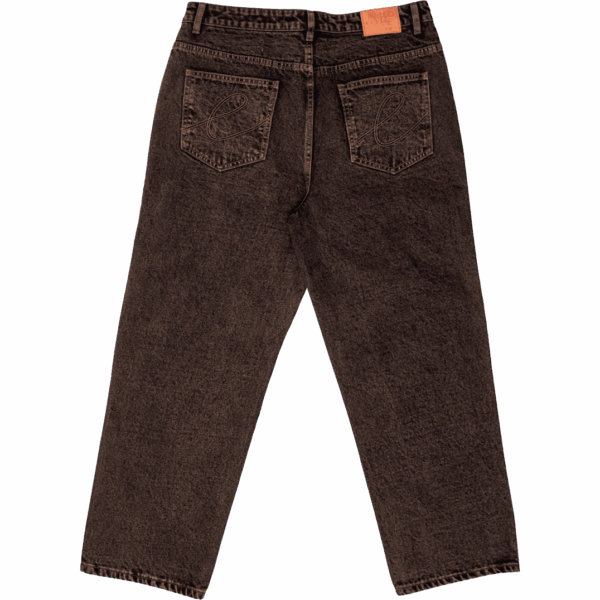 hoddle pants jeans ranger (brown acid wash)