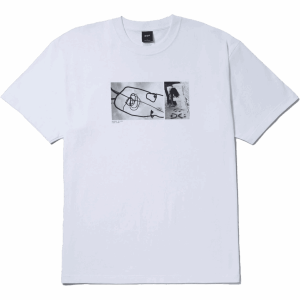 huf tee shirt mason photos (white)