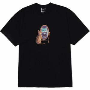 huf tee shirt mirror (black)