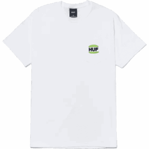 huf tee shirt pocket regal (white)