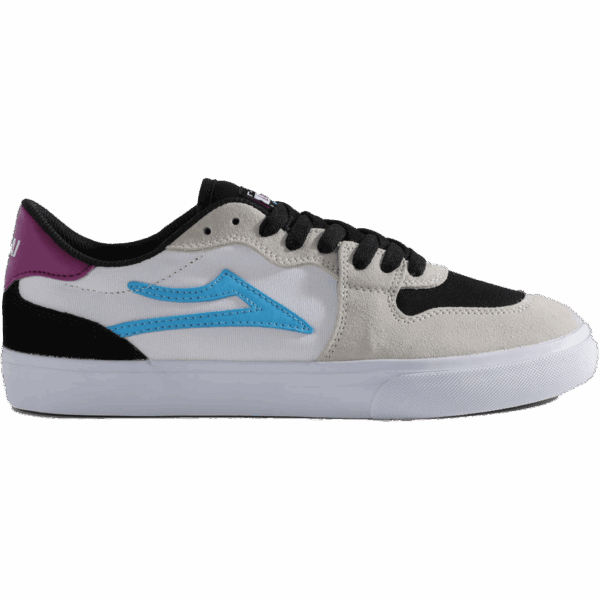 lakai shoes york (white/black/suede)