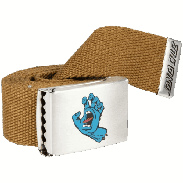 santa cruz belt sreaming mini hand (biscuit)