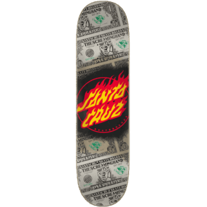 santa cruz board dollar flame dot 8