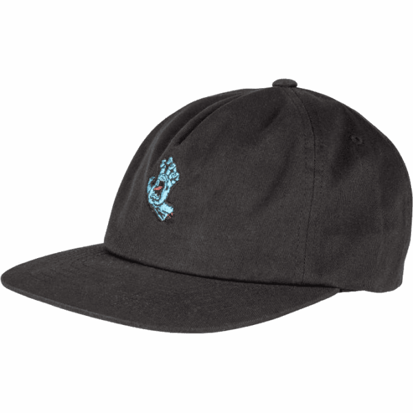 santa cruz cap baseball polo screaming mini hand (black)