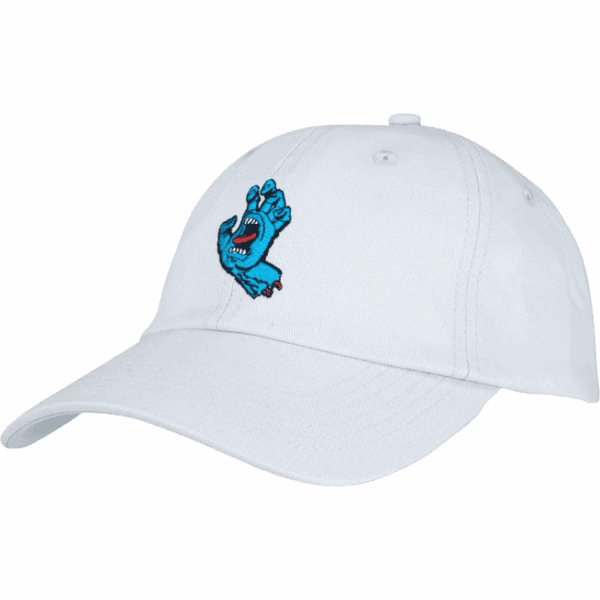 santa cruz cap baseball polo screaming mini hand (light grey)