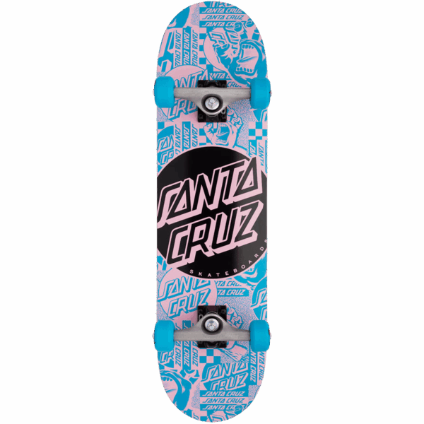 santa cruz skateboard complete flier dot full 8
