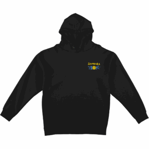 spitfire sweatshirt hood happy classic (black)