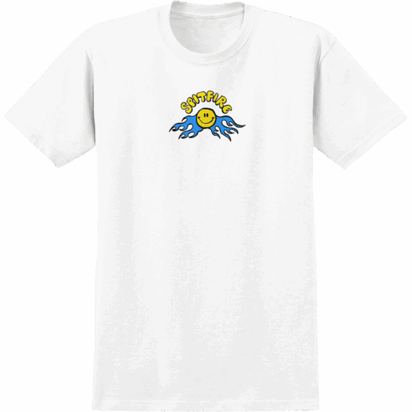 spitfire tee shirt happy (white)