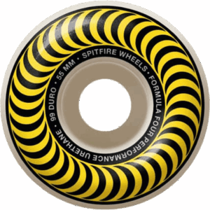 spitfire wheels formula four classics (yellow) 99a 55mm
