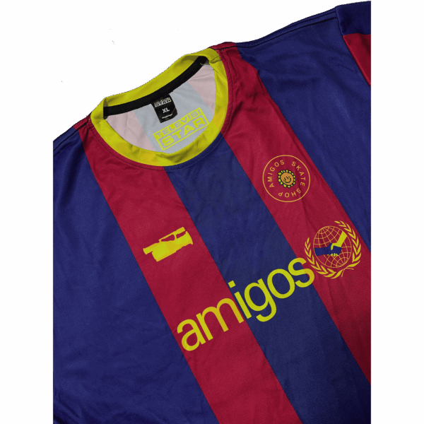 televisi star tee shirt amigos jersey soccer custom (barcelona)