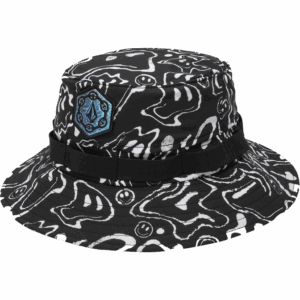 volcom hat bucket bob boonie fa filip rygalski (black print)