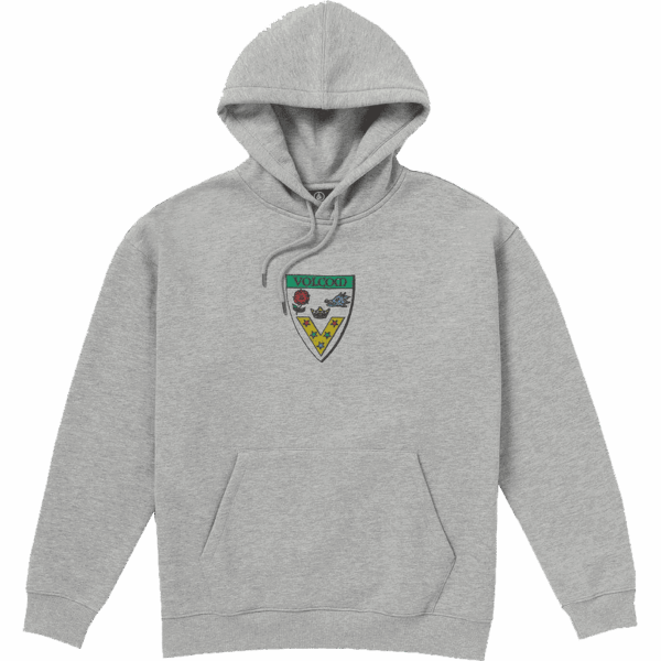 volcom sweatshirt hood fergadelic (heather grey)