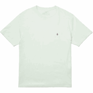 volcom tee shirt bsc stone blanks (cloud blue)