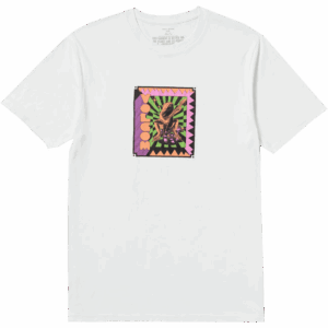 volcom tee shirt doom frog (off white)