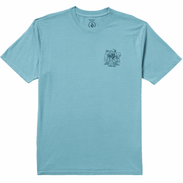volcom tee shirt rat bar (used blue)