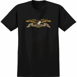 antihero tee shirt eagle (black)