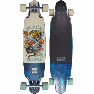 dusters longboard cobra (teal/off white) 38×9.125
