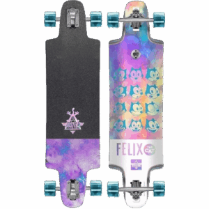 dusters longboard felix (chrome holographic) 36×9.5