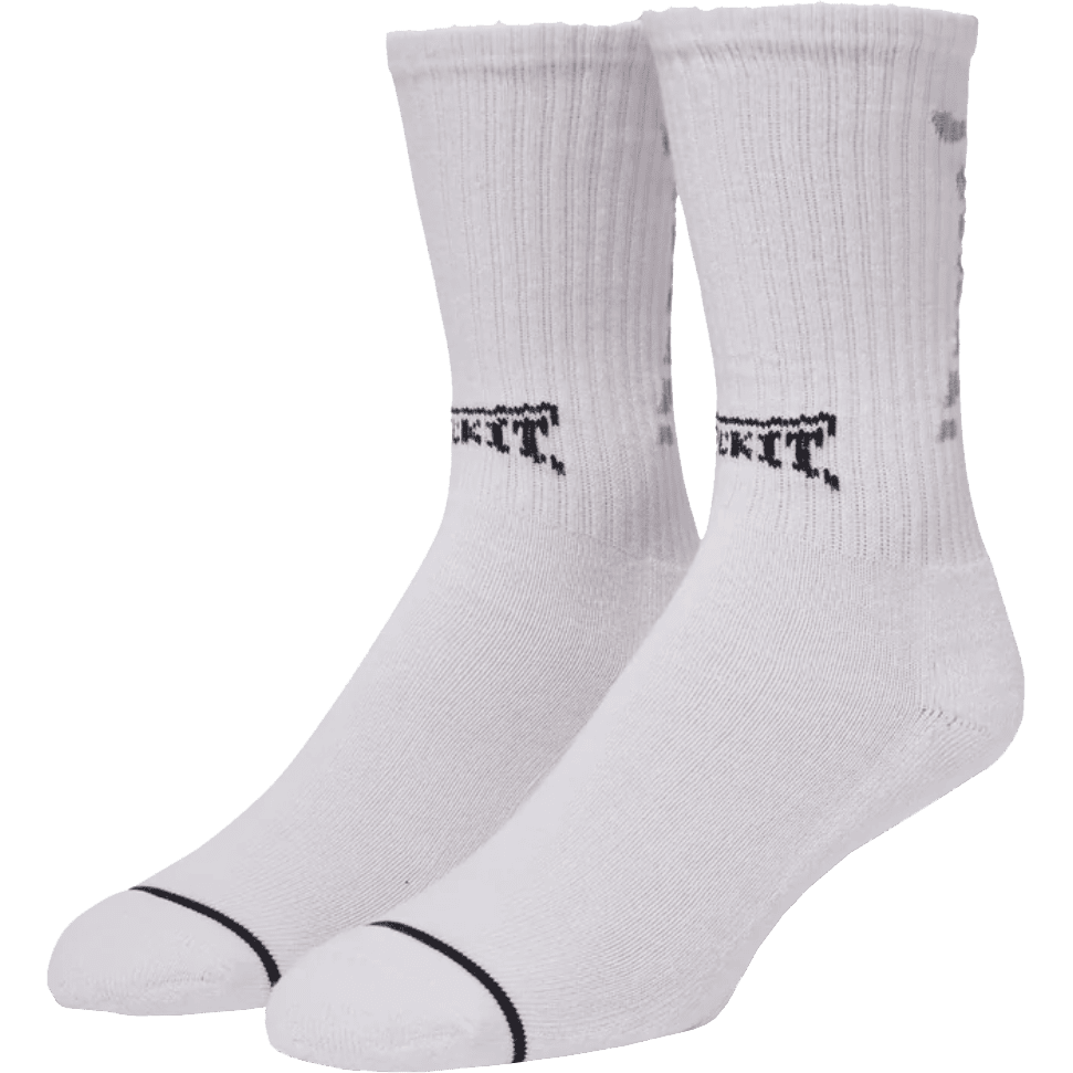 Calzini HUF Fuck It - Neri, 90% Cotone, Unisex - 5