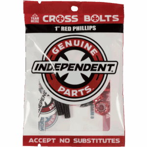 independent bolts genuine parts cross (black/red) phillips 1 independent bolts genuine parts cross (black/red) phillips 1