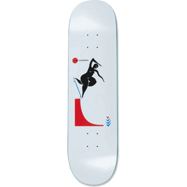 polar board backside noseblunt shin sanbongi (white) 7.875