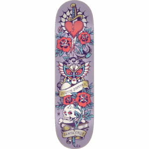 santa cruz board vx everslick tattooed justin sommer 8.25