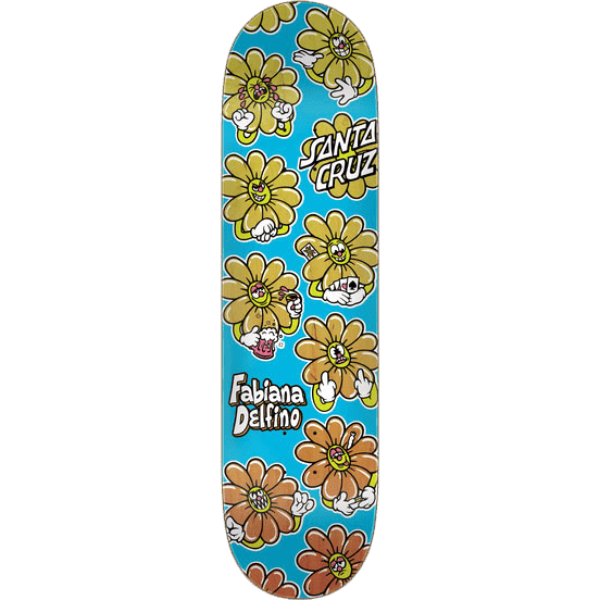 santa cruz board vx wildflower fabiana delfino 8.25 santa cruz board vx wildflower fabiana delfino 8.25