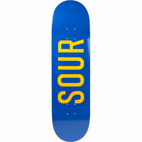 sour board army (blue/yellow wood) 8.375