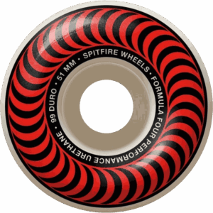 spitfire wheels formula four classics (red) 99a 51mm