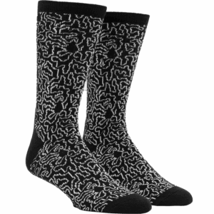 volcom socks stoney (black/white)