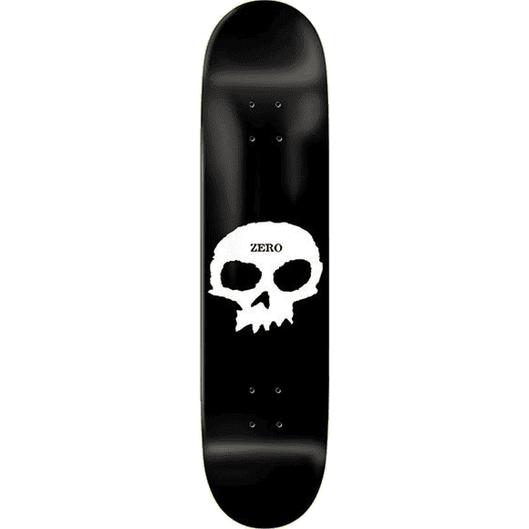 zero board single skull (black/white) 8.25 zero board single skull (black/white) 8.25