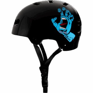 bullet helmet kids junior santa cruz screaming hand (black) bullet helmet kids junior santa cruz screaming hand (black)